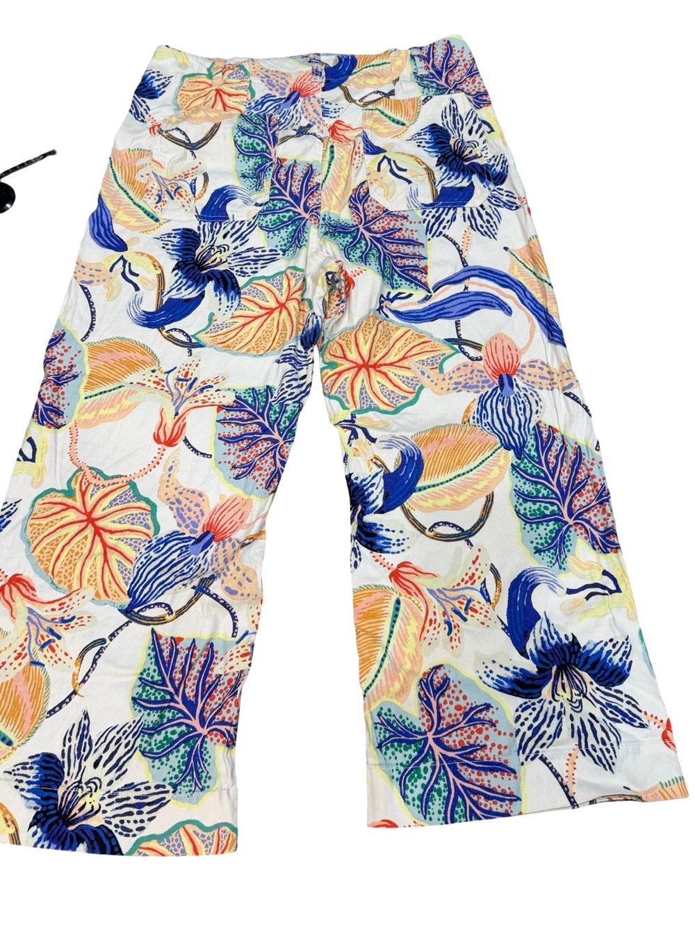 🌟 Maeve The Colette Cropped Wide-Leg Pants Sarah Gordon Artist Edition Size 32 - Picture 4 of 10